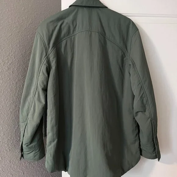 Lululemon Lightweight Insulated Shirt Jacket Size XS Green/Grey Eucalyptus - Picture 2 of 10